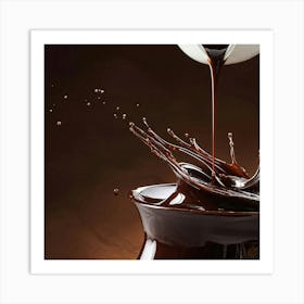 Chocolate Pouring 4 Art Print