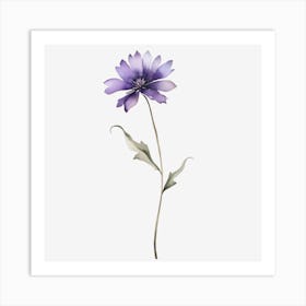 Purple Flower 1 Art Print