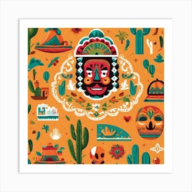 Mexican Art 2 Art Print