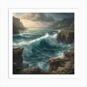 Stormy Seas Art Print