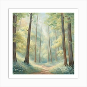 Path In The Woods 1 Art Print