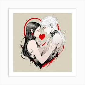 Love Is Like A Heart Art Print