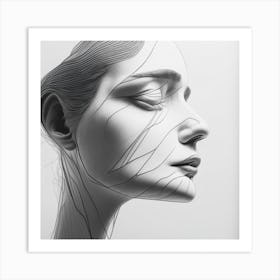 Portrait Of A Woman 1 Art Print