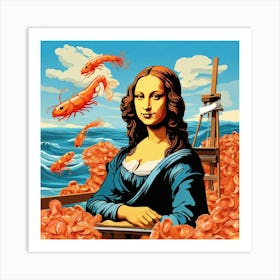 Mona Lisa 9 Art Print