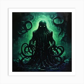 Cthulhu: Shrouded In Darkness Art Print