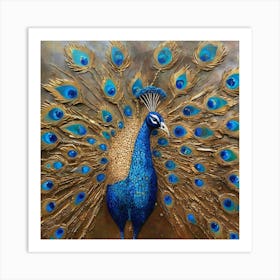 Peacock 6 Art Print