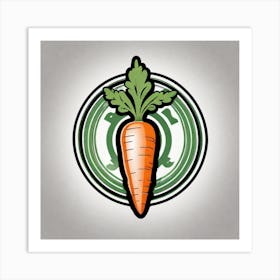 Carrot Logo 13 Art Print