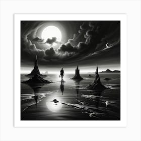 Night In The Desert Art Print