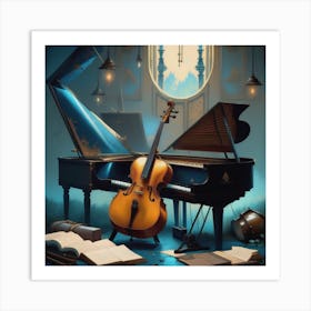 Melodic Symphony Art Print