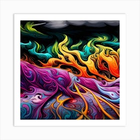 Psychedelic Art 1 Art Print