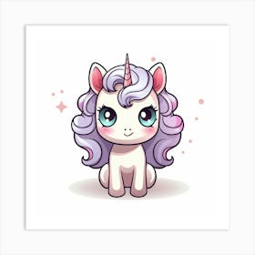 Cute Unicorn 49 Art Print