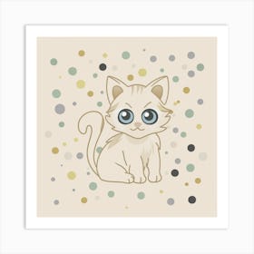 Cute Kitten Art Print