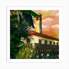 Casablanca Dusk Art Print