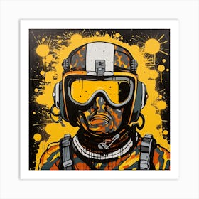 'Fighter Pilot' Art Print