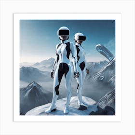 Futuristic Women 11 Art Print