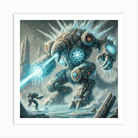 Krytor Frostborn Colossus Iron Commonwealth Art Print