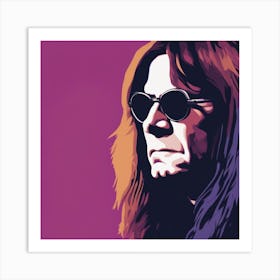 Ozzy Osbourne pop art Art Print