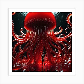 Red Jelly 7 Art Print