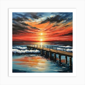 Sunset Art Print