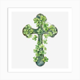 Shamrock Cross 1 Art Print