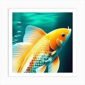 Koi Fish Art Print