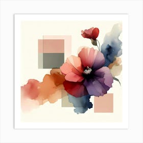 Watercolor Flower Art Print