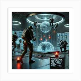 A Depiction Of The Interdimensional Intelligence B Covert Missions Art Print