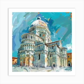 Leaning Tower Of Pisa 9 Art Print