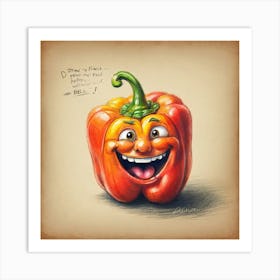 Happy Pepper 1 Art Print