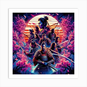 Samurai Warriors 1 Art Print