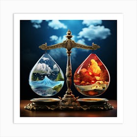 Scales Of The World Art Print