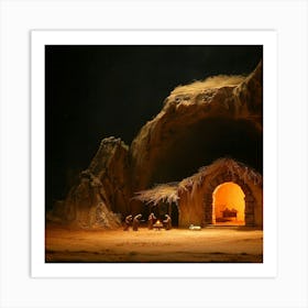 Nativity Scene 2 Art Print