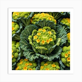 Florets Of Cauliflower Art Print