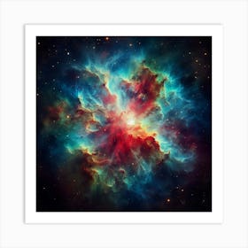 Nebula In Space 2 Art Print