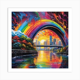 Rainbow Bridge 3 Art Print