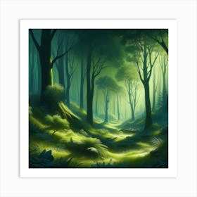 Forest 9 Art Print