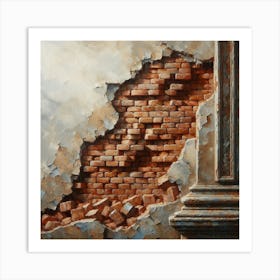 Brick Wall 6 Art Print