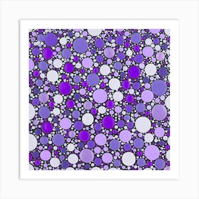 Purple Heaven Square Art Print
