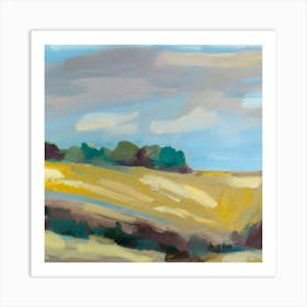 Yellow Field 1 Art Print