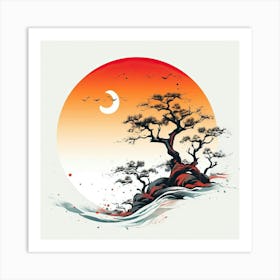 Asian Tree Art Print