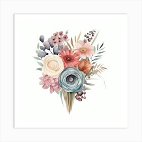 Bouquet Of Flowers 4 Art Print