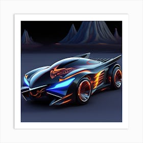 Car Racing Game Art Print