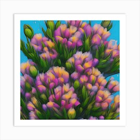 Alstroemeria Flowers 45 Art Print