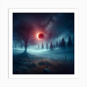 Eclipsing Sun Art Print