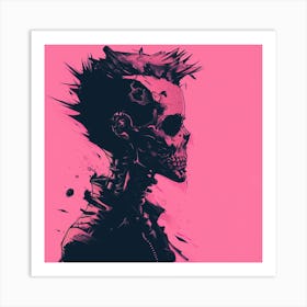 Skull Portrait 1 Art Print