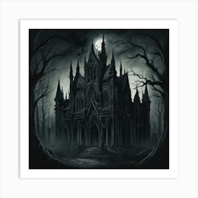 Gothic Castle Art Print