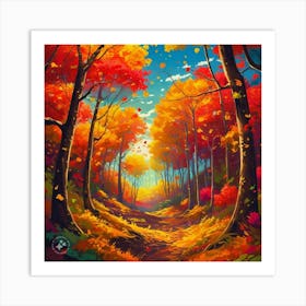 Autumn Forest Art Print