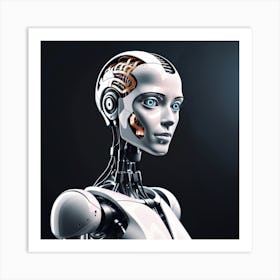 Robot Woman 25 Art Print