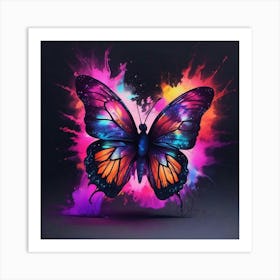 Butterfly Painting 224 Art Print