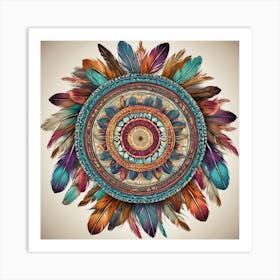 Boho Mandala Art Print